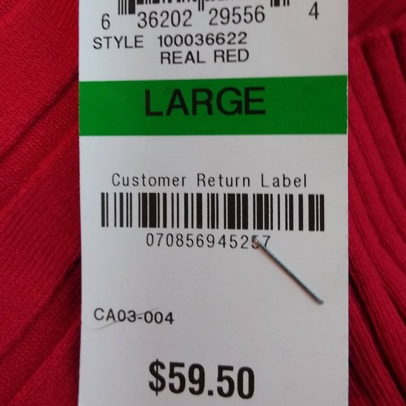 INC Women's Sweater With Zippers on the Collar - Picture 5 of 6